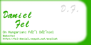 daniel fel business card